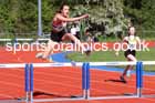 Hurdles, 2026 North Eastern Track and Field Champs, Shildon, County Durham. Photo: David T. Hewitson/Sports for All Pics